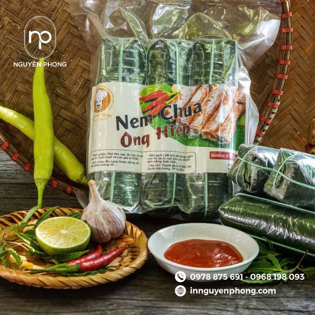 in tem dán nem chua đẹp mắt